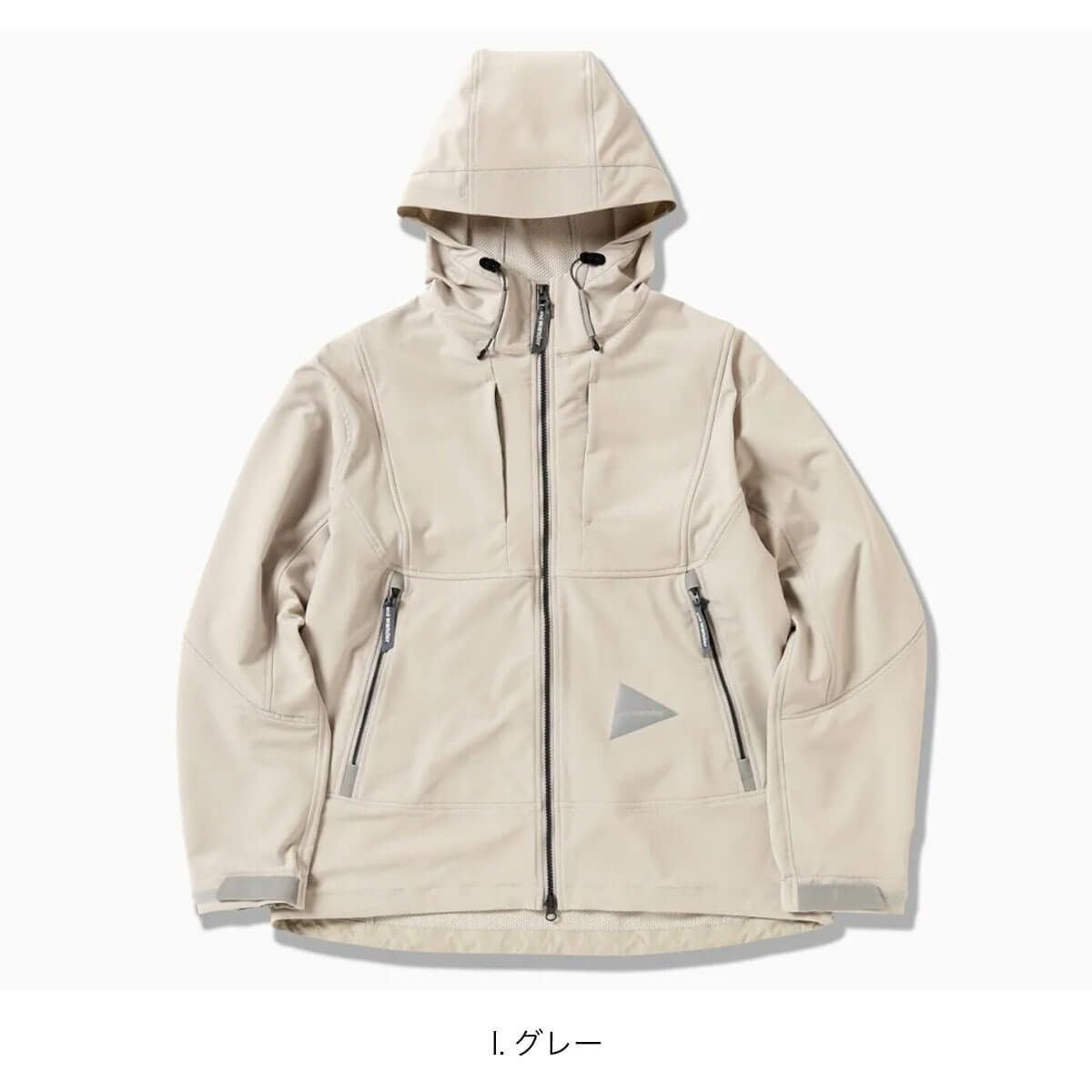 アンドワンダーand wander ストレッチジャケット ソフトシェルジャケット