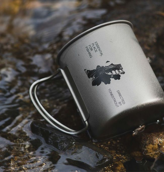 snow peak×TONEDTROUT スノーピーク×トーンドトラウト チタンシングル