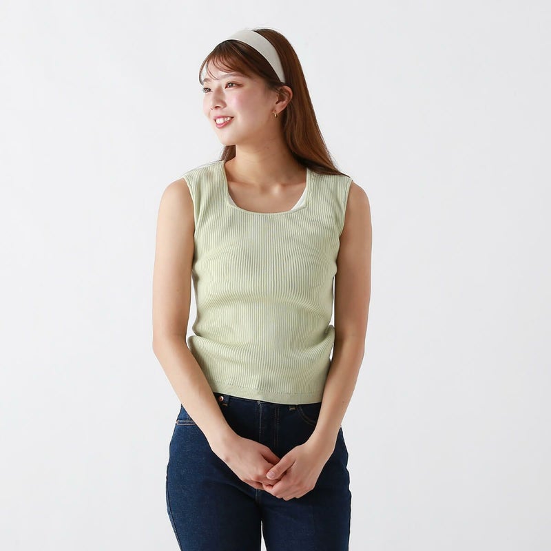 LE GLAZIK ルグラジック スリーブレスニット