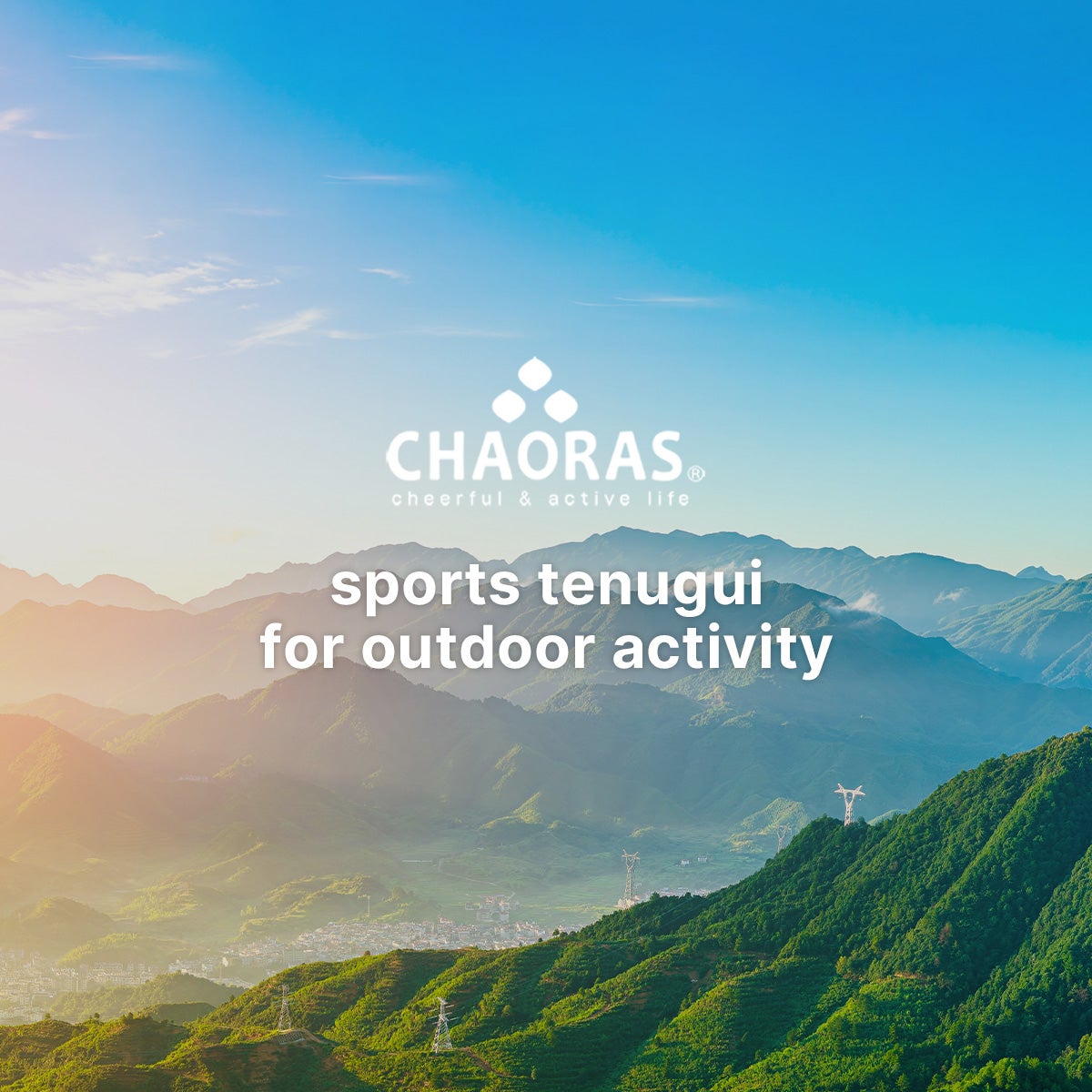 CHAORAS チャオラス スポーツてぬぐい｜SUNDAY MOUNTAIN｜サンデー