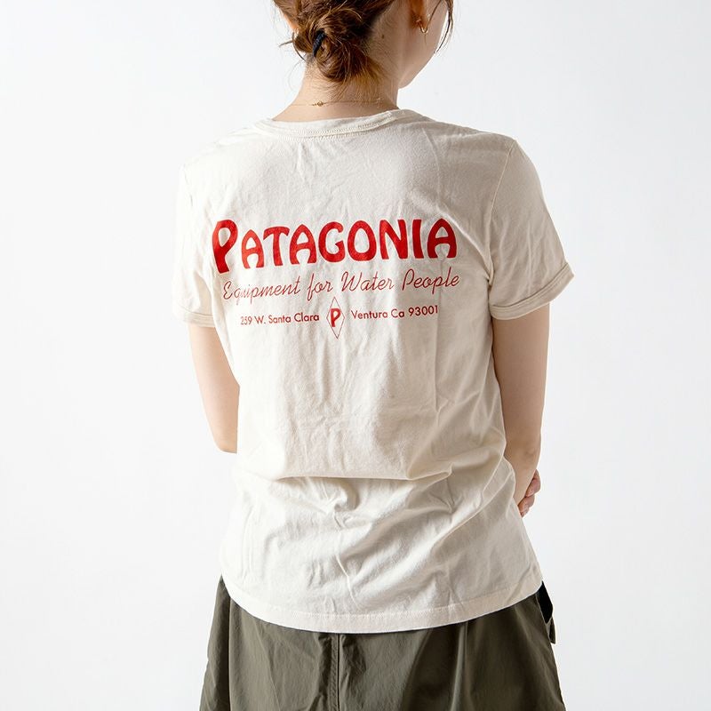 patagonia パタゴニア ウォーターピープルオーガニックリンガーTee