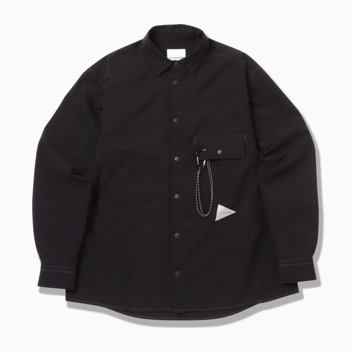 and wander アンドワンダー ドライブリーザブルLSシャツ｜SUNDAY