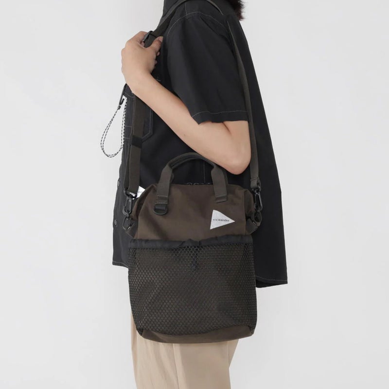 and wander アンドワンダー PE/CO 2ウェイバッグ