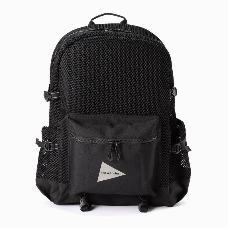 and wander アンドワンダー 3Dメッシュバックパック