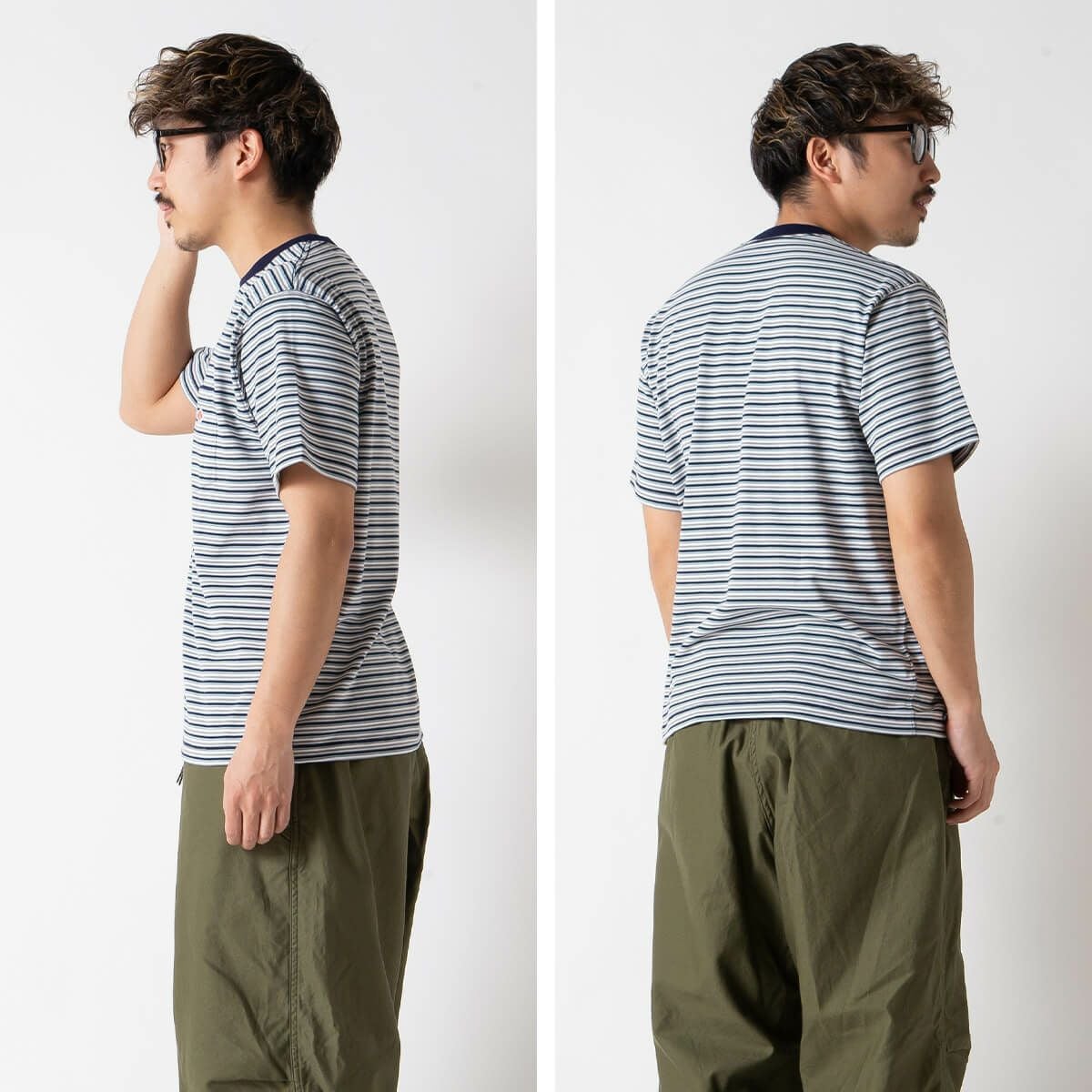 DANTON ダントン ポケットTシャツ[ボーダー] メンズ｜SUNDAY MOUNTAIN