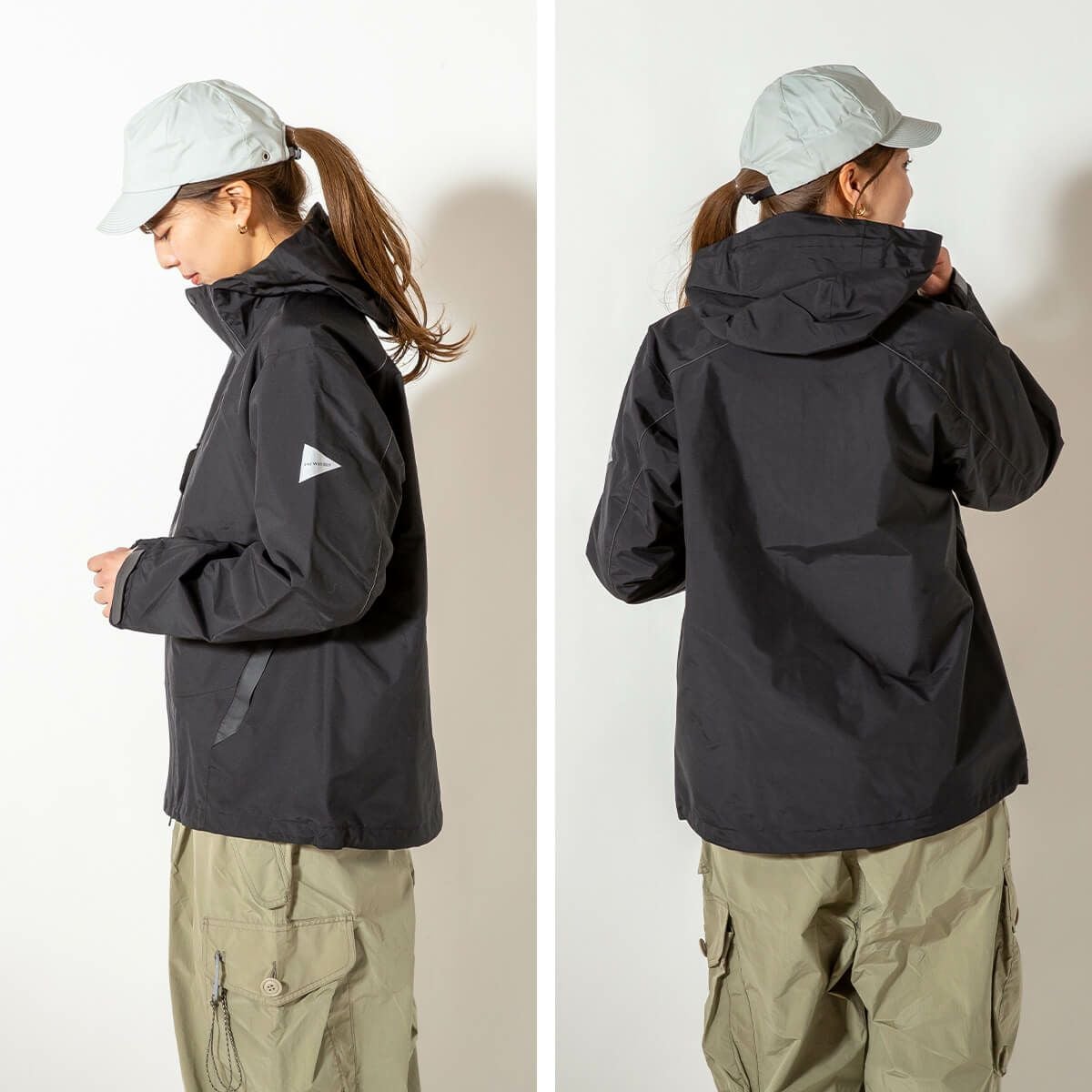 and wander アンドワンダー 2.5L ハイカーレインジャケット｜SUNDAY