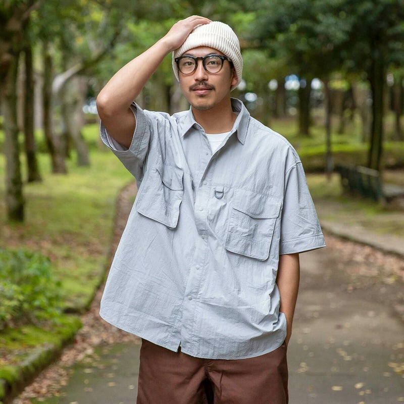 PAPERSKY WEAR×SUNDAY MOUNTAIN ペーパースカイウェア×サンデーマウンテン 半袖Dカンポケットシャツ