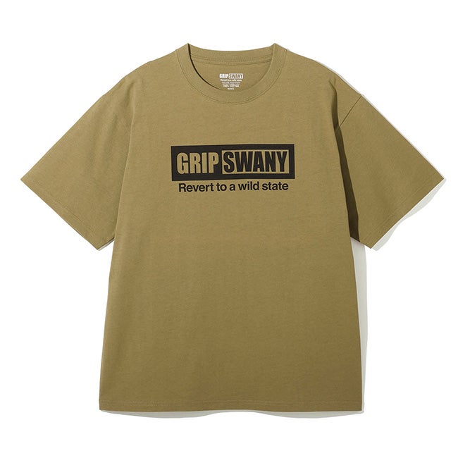 GRIP SWANY グリップスワニー ボックスロゴTEE｜SUNDAY MOUNTAIN