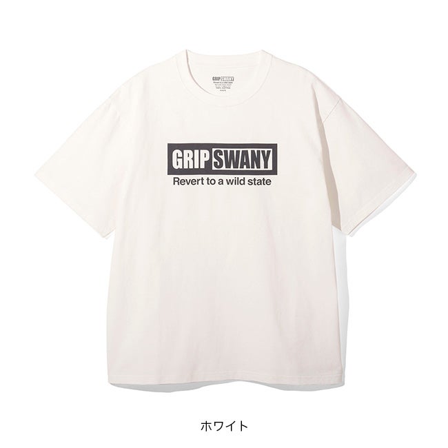 GRIP SWANY グリップスワニー ボックスロゴTEE｜SUNDAY MOUNTAIN