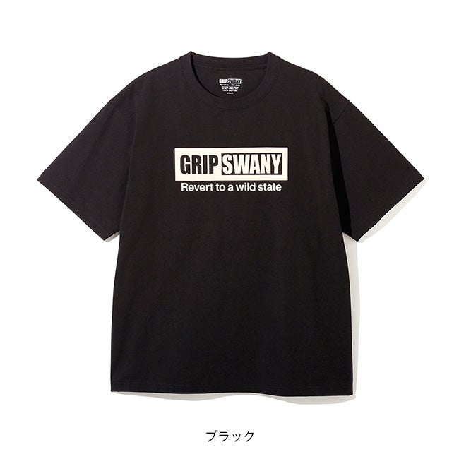 GRIP SWANY グリップスワニー ボックスロゴTEE｜SUNDAY MOUNTAIN