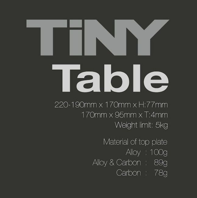 TiNY for going light タイニーフォーゴーイングライト タイニー