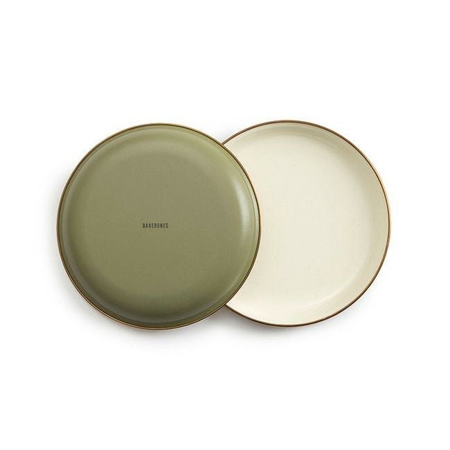 BAREBONES ベアボーンズ エナメル2トーンサラダプレート 2枚セット