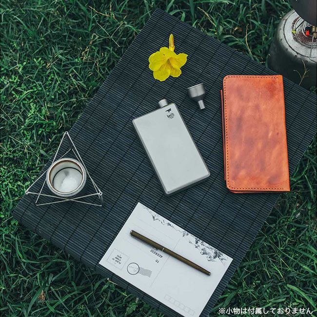 keith キース チタン角型スキットル 120ml｜SUNDAY MOUNTAIN｜サンデー