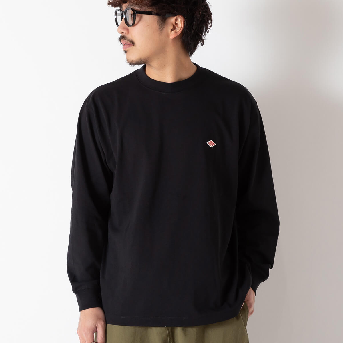 DANTON ダントン ロングスリーブTシャツ T/Cオープンエンドジャージ