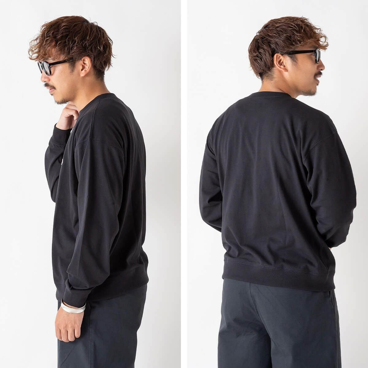 DANTON ダントン スウェットTシャツ T/Cオープンエンドジャージ メンズ