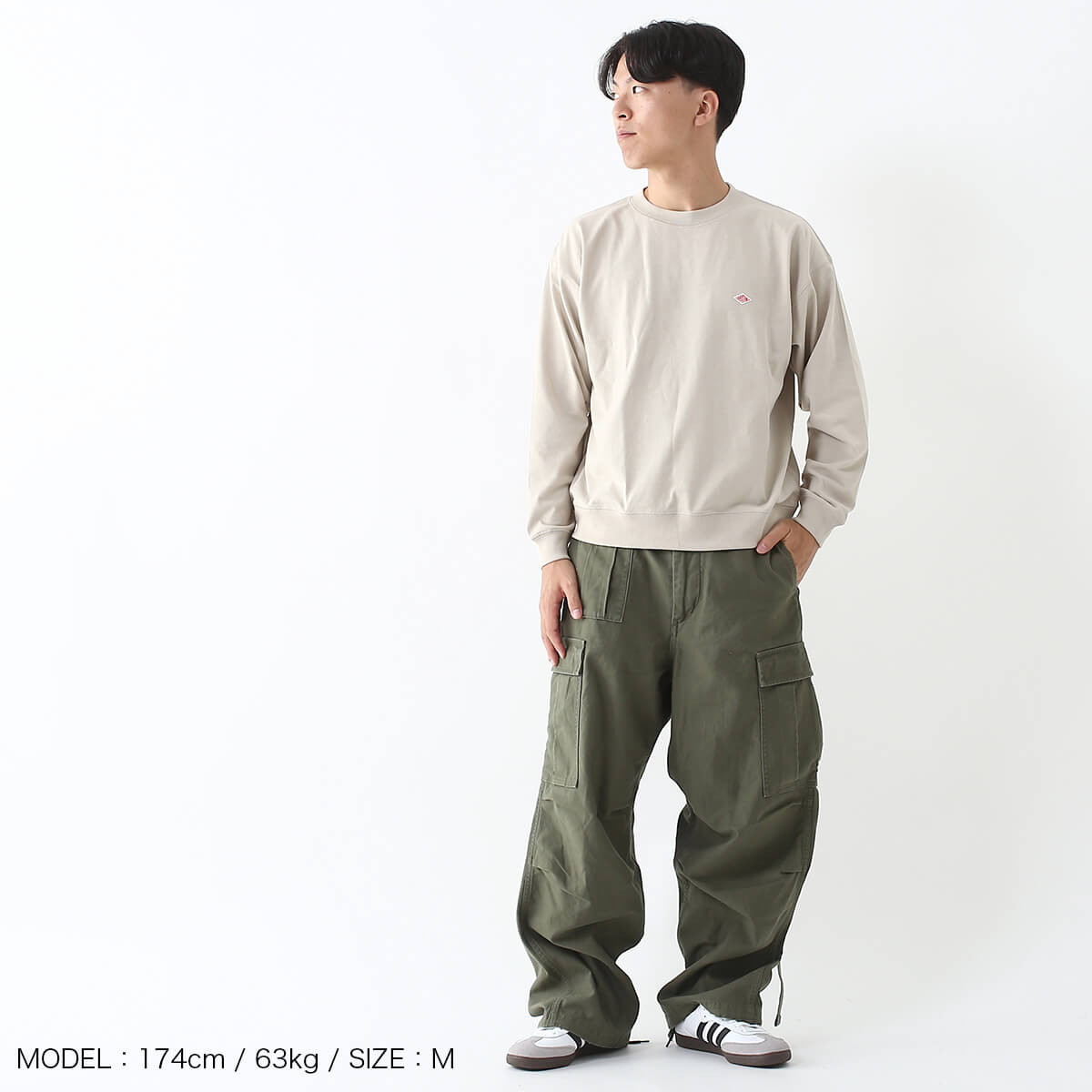 DANTON ダントン スウェットTシャツ T/Cオープンエンドジャージ メンズ