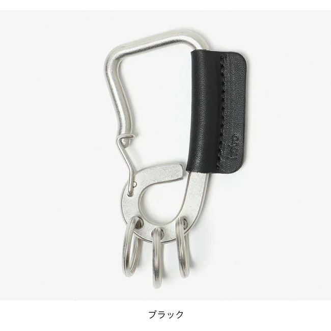 hobo ホーボー カラビナキーリングLウィズカウレザー｜SUNDAY MOUNTAIN