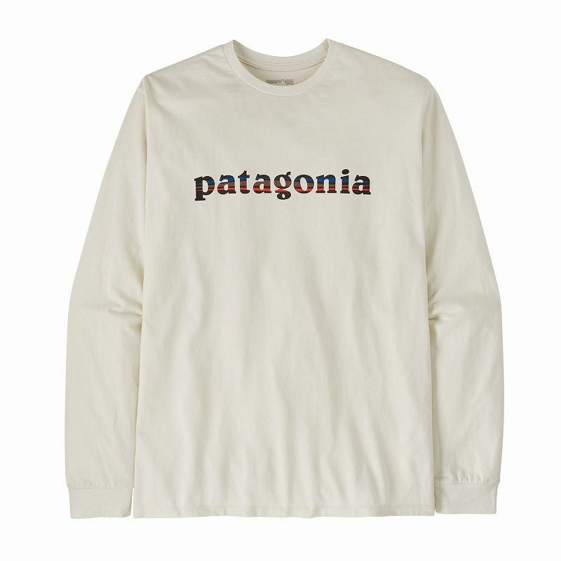 patagonia パタゴニア L/S'73テキストロゴレスポンシビリTee メンズ
