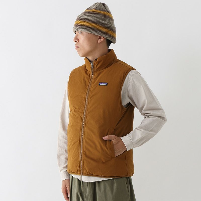 patagonia パタゴニア リバーシブルコットンダウンベスト｜SUNDAY