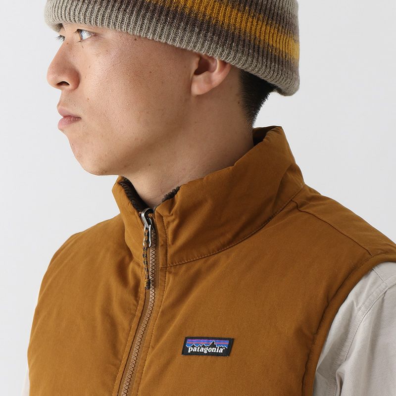 patagonia パタゴニア リバーシブルコットンダウンベスト｜SUNDAY
