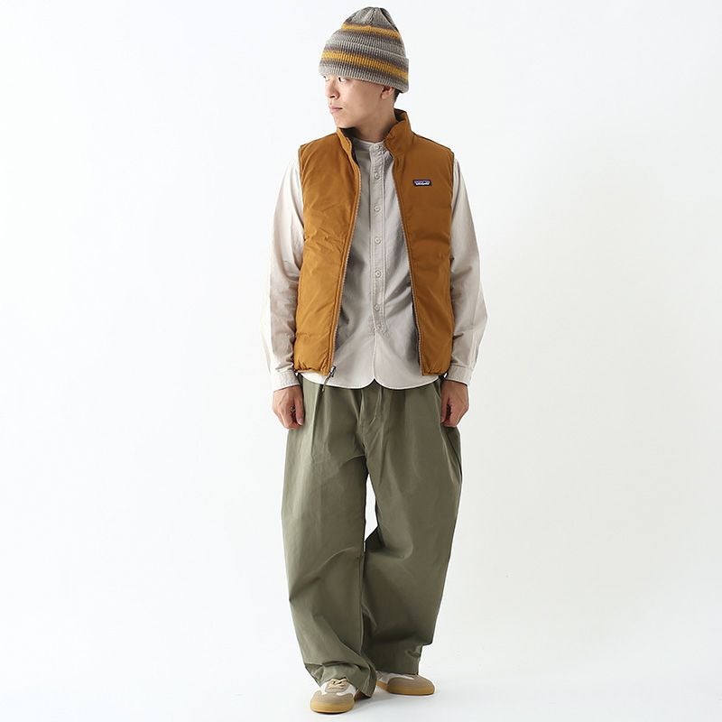 patagonia パタゴニア リバーシブルコットンダウンベスト｜SUNDAY