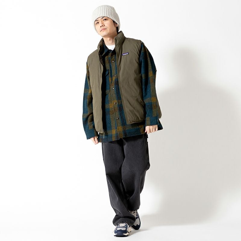 patagonia パタゴニア リバーシブルコットンダウンベスト｜SUNDAY