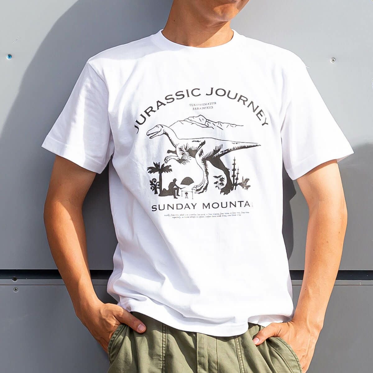 SUNDAY MOUNTAIN サンデーマウンテン JURASSIC JOURNEY Tシャツ