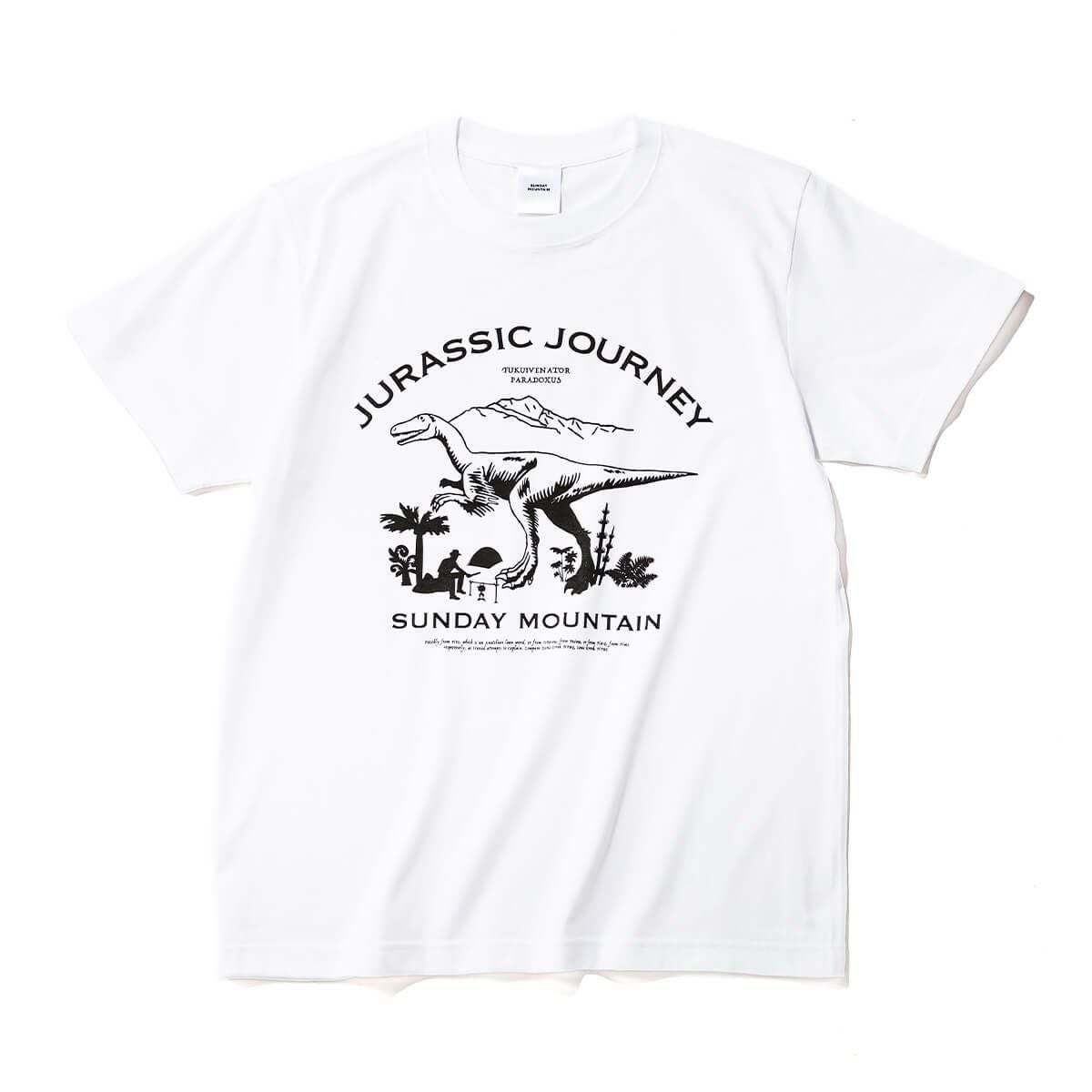 SUNDAY MOUNTAIN サンデーマウンテン JURASSIC JOURNEY Tシャツ