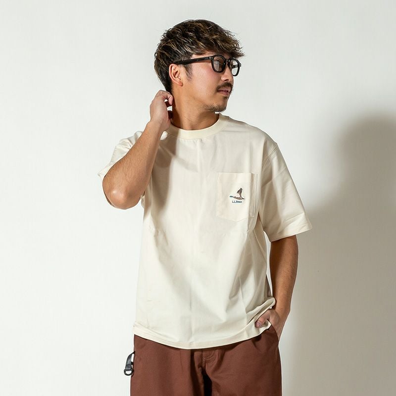 L.L.Bean JAPAN EDITION エルエルビーンジャパンエディション マラードエンブロイダリーショートスリーブTee メンズ