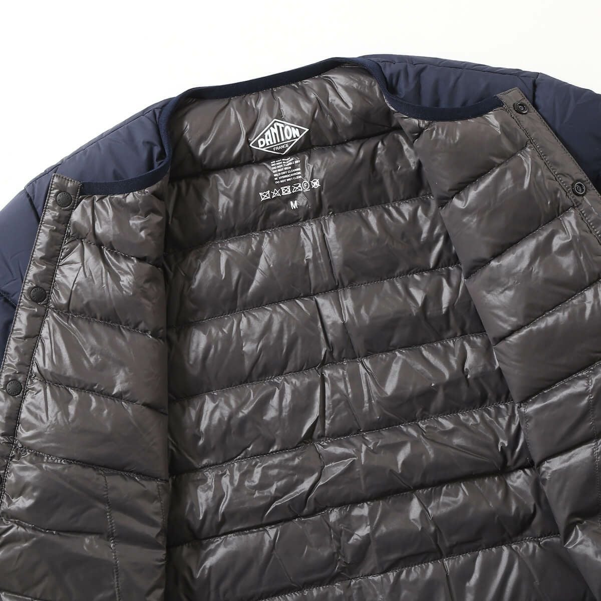 DANTON ダントン インナーダウンクルーネックジャケット ナイロン
