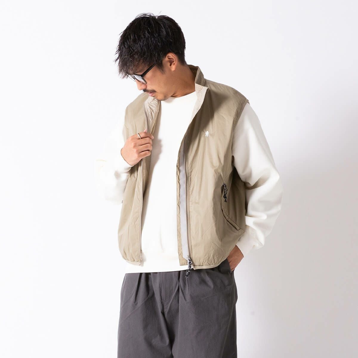 Gymphlex ジムフレックス ジップベスト メンズ｜SUNDAY MOUNTAIN