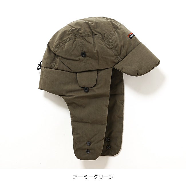NANGA ナンガ ヒノックリップストップダウンイヤーフラップキャップ