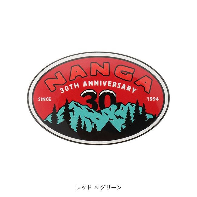 NANGA ナンガ 30thアニバーサリーステッカーオーバル｜SUNDAY MOUNTAIN
