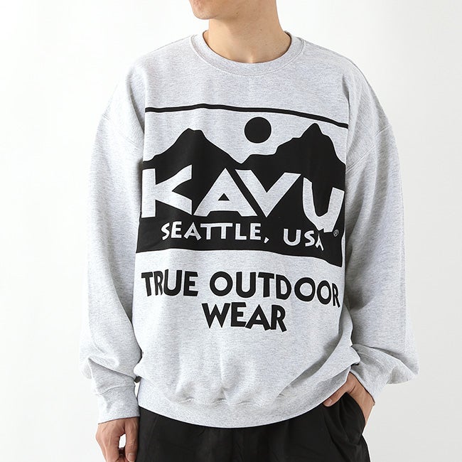KAVU カブー ビッグロゴスウェット