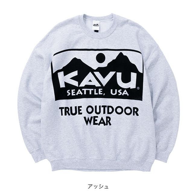 KAVU カブー ビッグロゴスウェット｜SUNDAY MOUNTAIN｜サンデーマウンテン