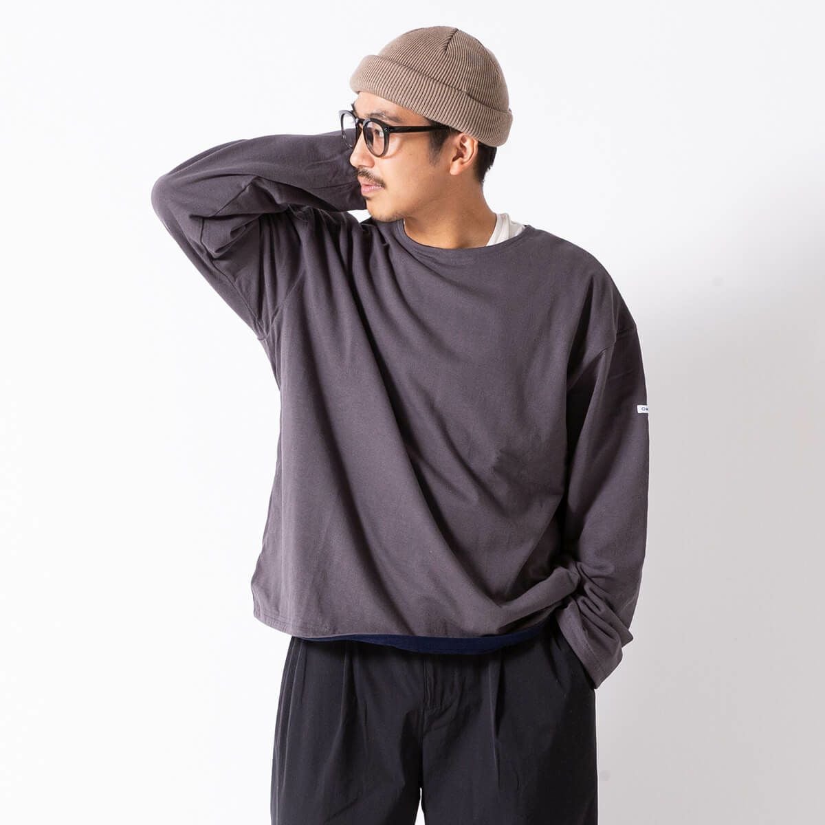 極美品☆ORCIVALオーチバル コットンボートネックワイドプルオーバー ORCIVAL（オーシバル） オーシバル/オーチバル/ORCIVAL ワイドボート