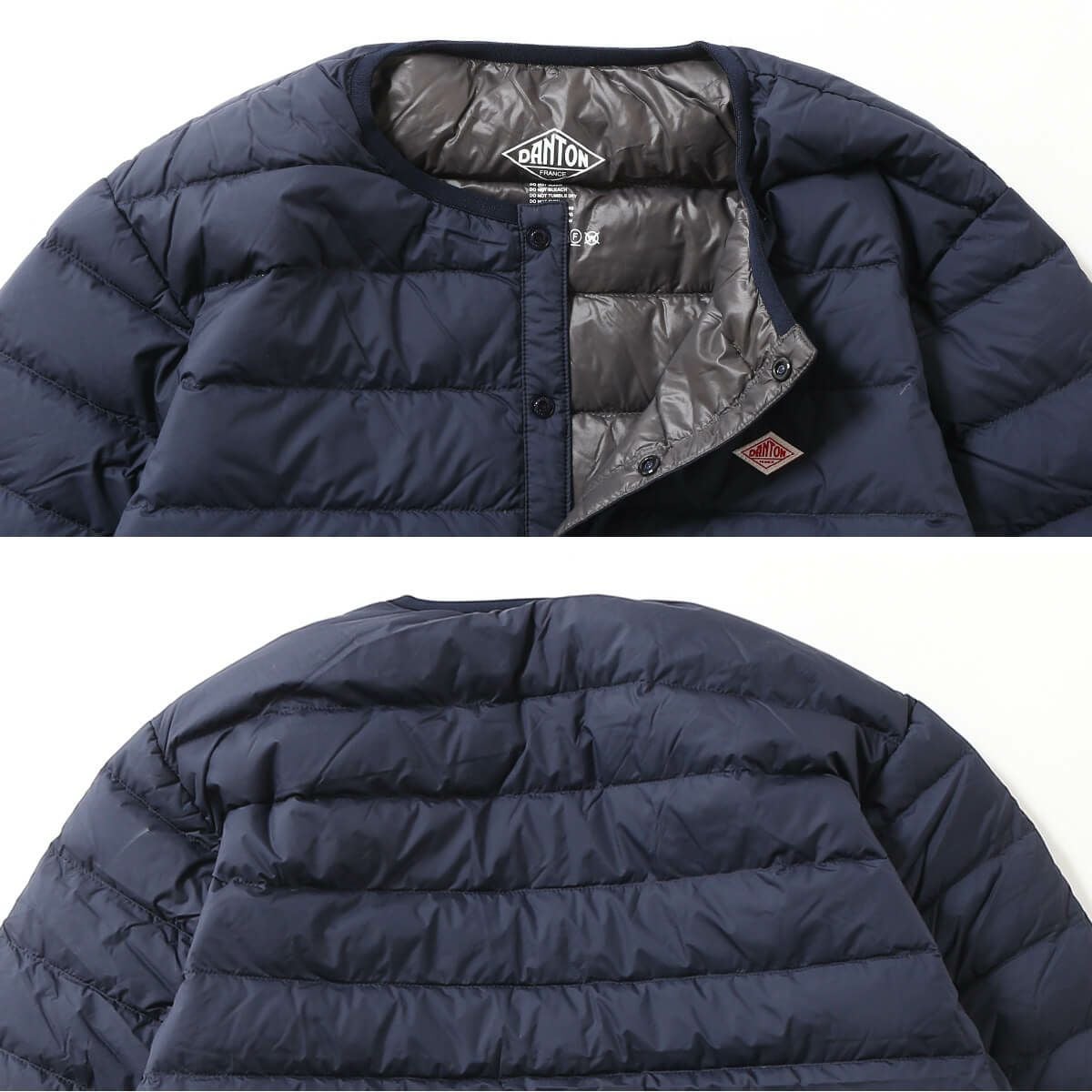 DANTON ダントン インナーダウンクルーネックジャケット メンズ