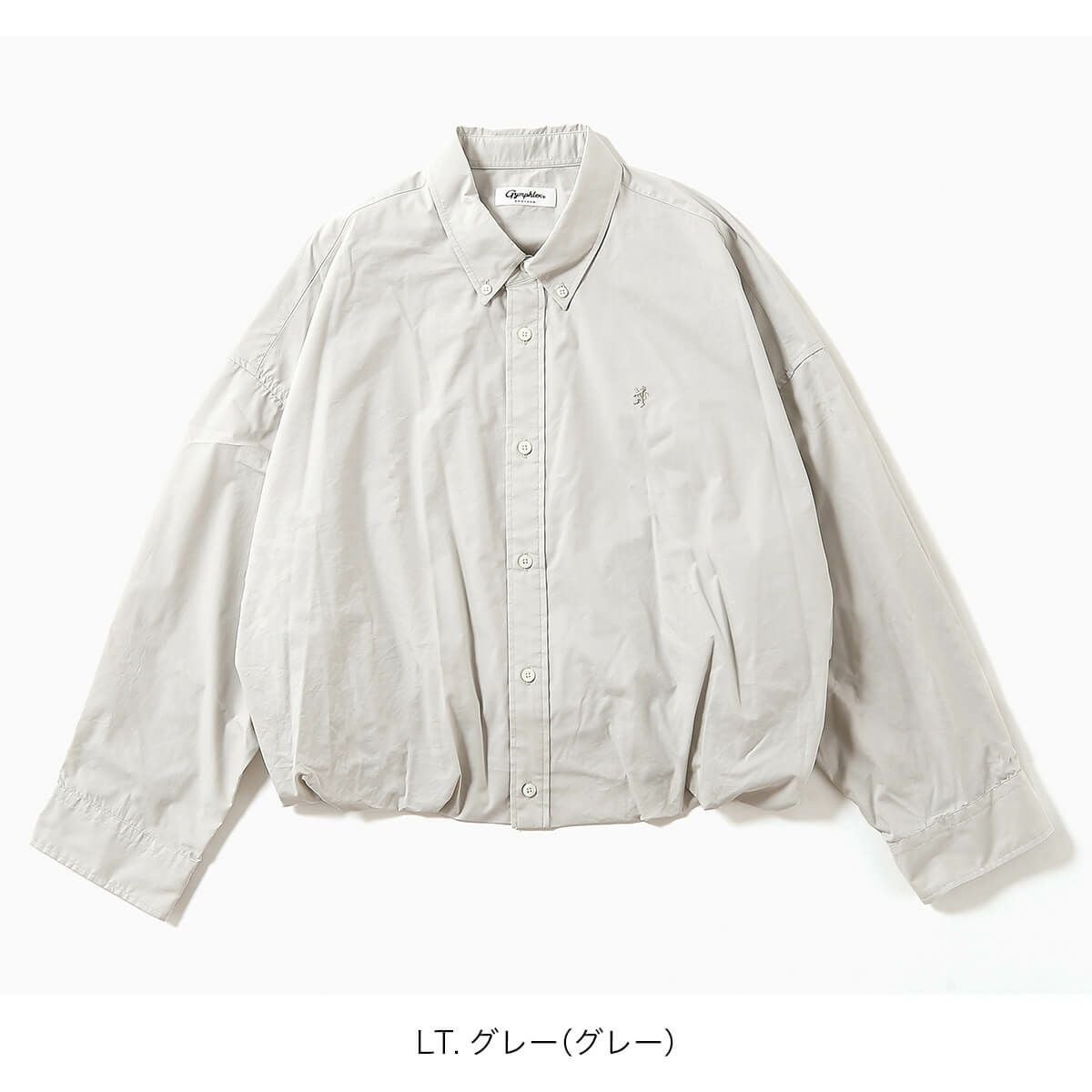 新品未使用　タンク　ブラトップ　グレー　クリスマス　ちゃぴさん　ジムウェア　M Gymphlex ジムフレックス ショートB.D. シャツ L/S T/Cタイプライター