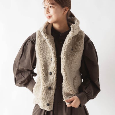 お 手頃 価格ファッション - LOUNIE キャメル ボアジャケット M 