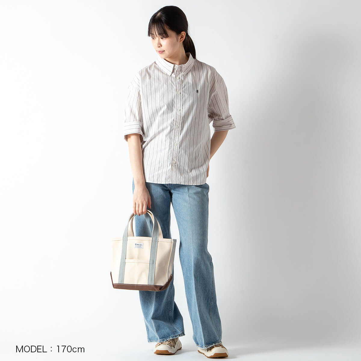 オーシバル　トートバッグ　サンドベージュ ORCIVAL - 【新品】ORCIVAL オーシバル 帆布トートバッグ サンド