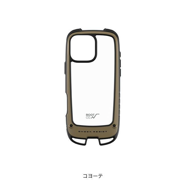 root co iPhone16Proケース&カラビナ ROOT CO. ルートコー グラビティショックレジストケース +Hold