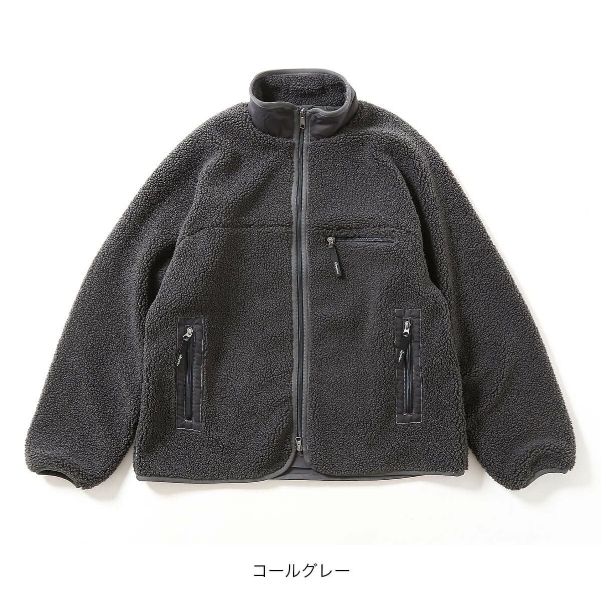 Gymphlex ジムフレックス コージーライトボアブルゾン ライトボア
