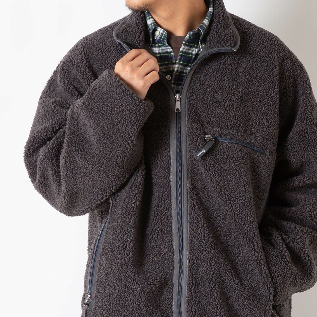 ブルゾン 【WEB限定】[Gymphlex/ジムフレックス] COZY LIGHT ボア 