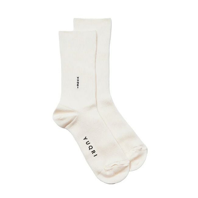 YUQRI ユクリ シルキーリブクルーサイズレス