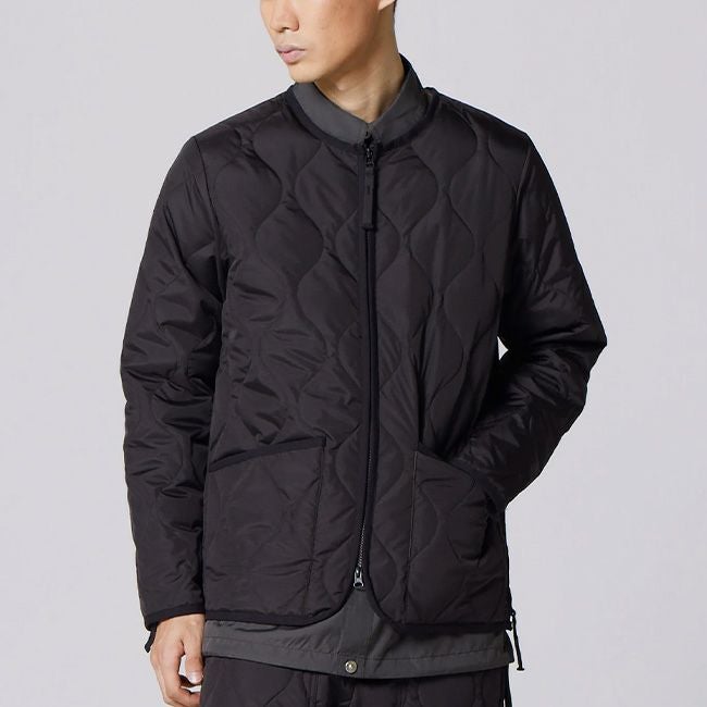 TAION タイオン ミリタリーWジップクルーネックダウンジャケット ユニ