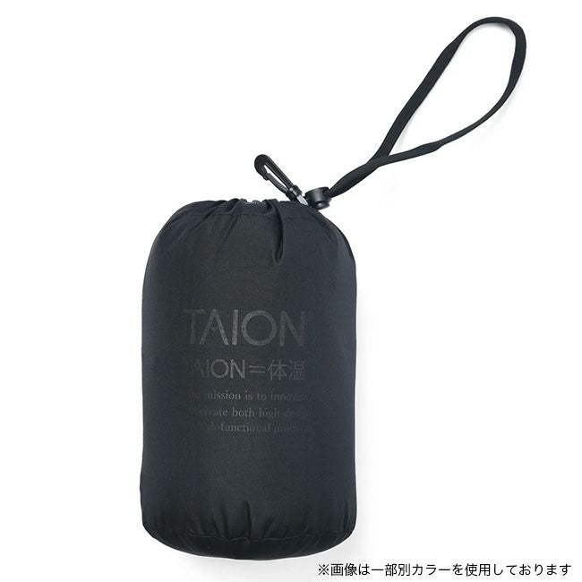 TAION タイオン ミリタリーWジップクルーネックダウンジャケット ユニ