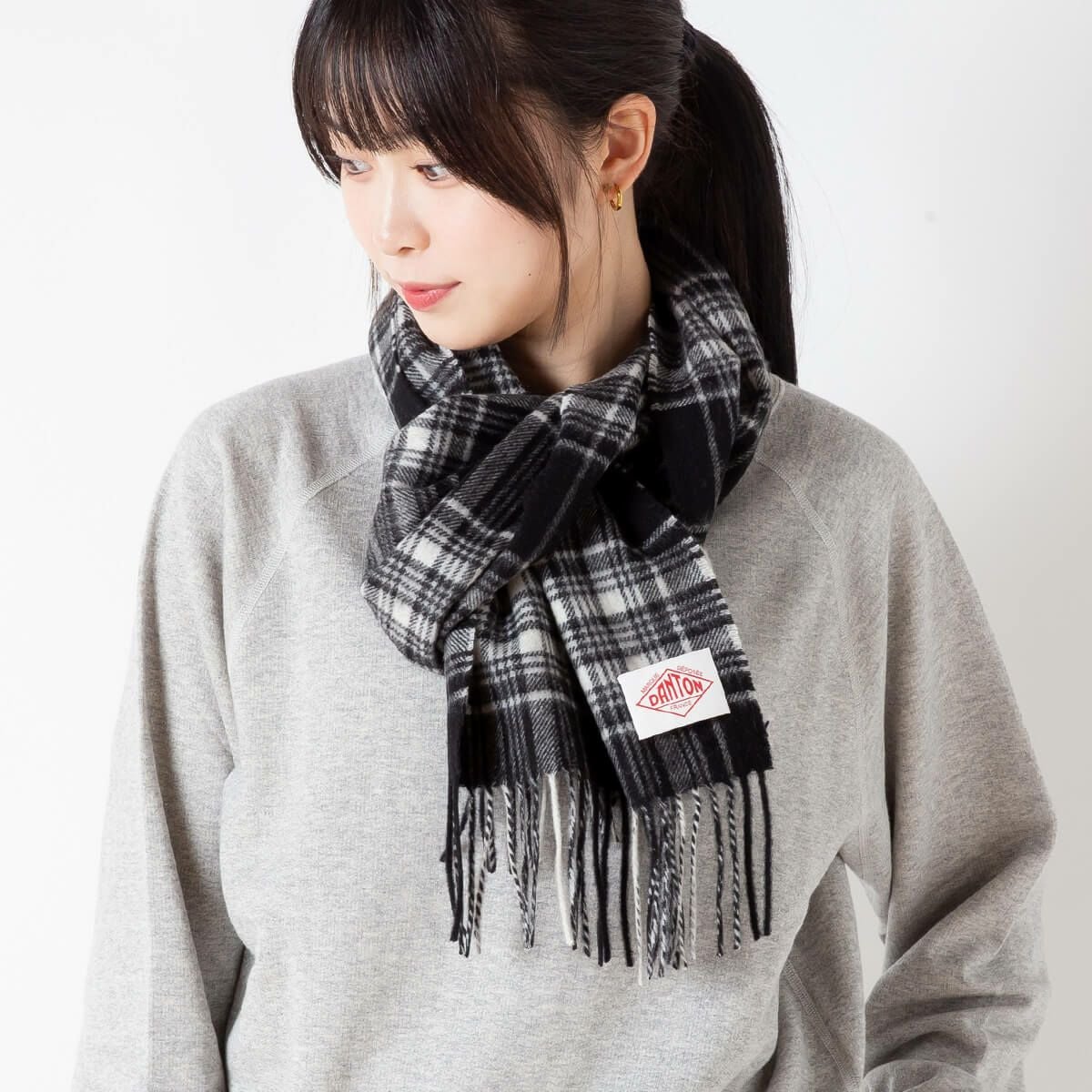 DANTON ダントン マフラー ウールカシミヤ ユニセックス｜SUNDAY