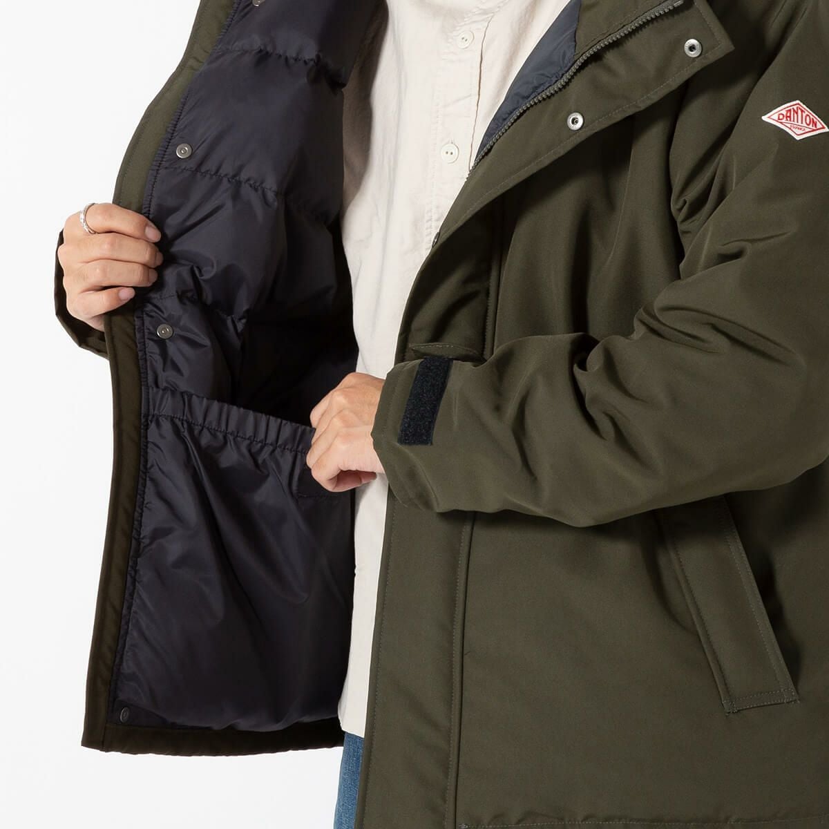 DANTON ダントン アーミーフーデッドジャケット メンズ｜SUNDAY