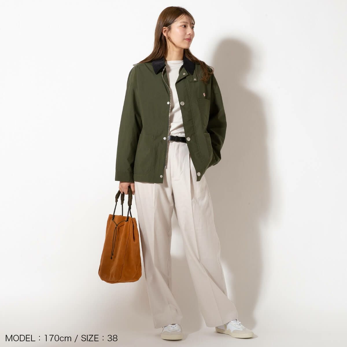 DANTON ダントン カバーオールジャケット ナイロンタフタ【ウィメンズ DANTON ダントン カバーオールジャケット ナイロンタフタ【ウィメンズ