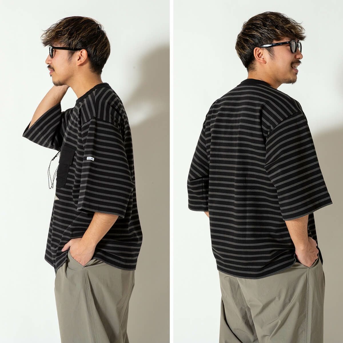 and wander アンドワンダー オーシバルH/S T｜SUNDAY MOUNTAIN